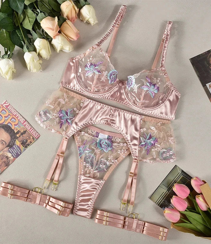 Lingerie Princess Button Rose