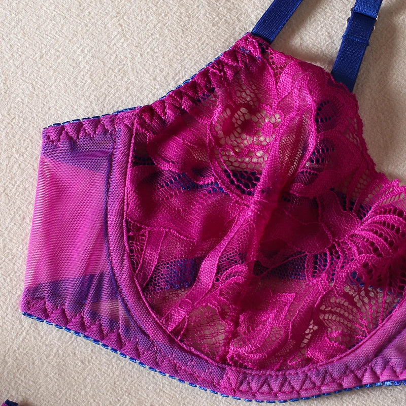 Lingerie set 3 peças Purple Pricila