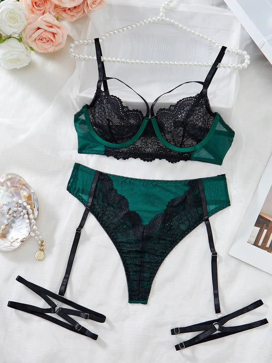 Conjunto Set 3 peças Martha Verde