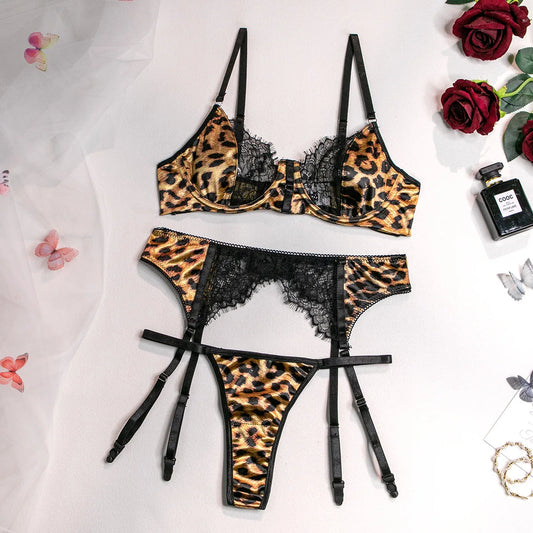 Conjunto Leopard Set 3 peças