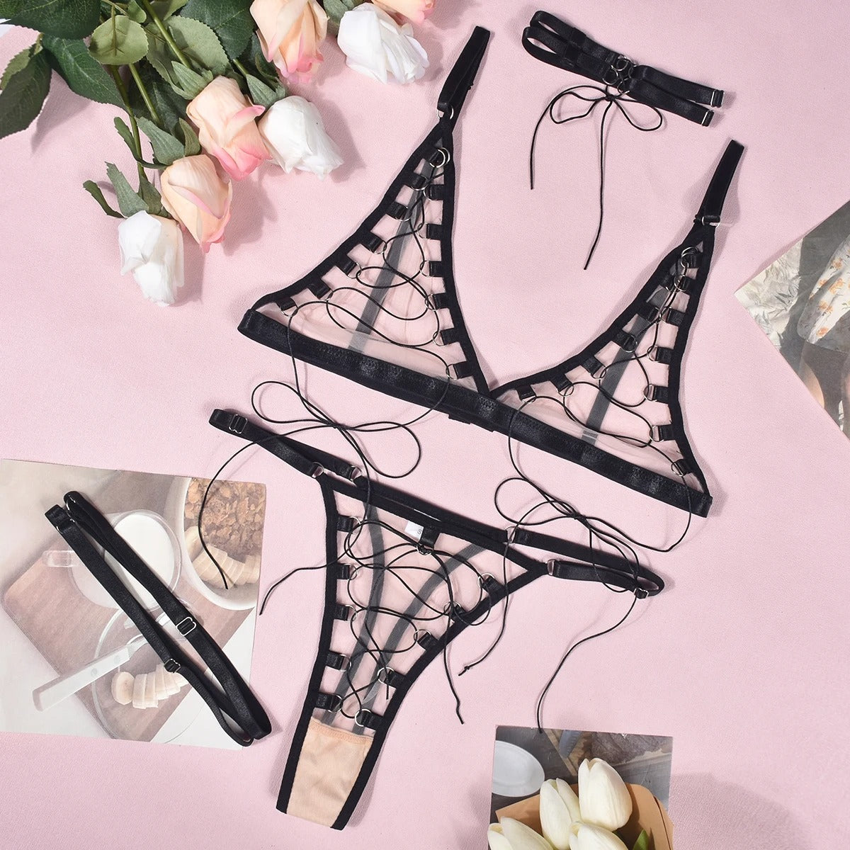 Lingerie Set 2 Peças Amarração